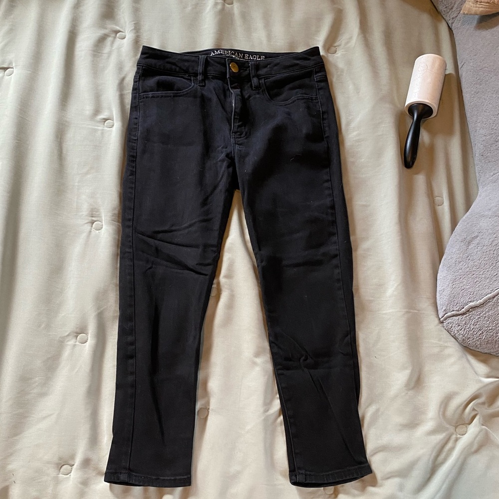 Black jegging Capri